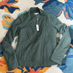 Max studio silk asymmetrical jacket medium NWT